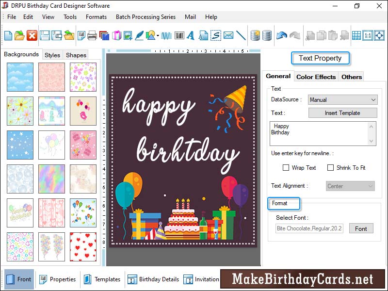 Windows 8 Make Birthday Cards Software full